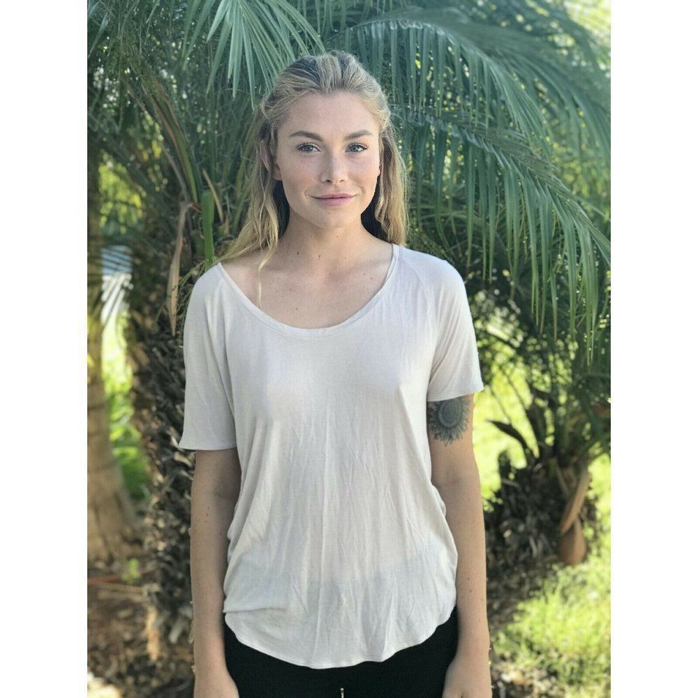 Bella Luxx Micro Modal Jersey Silk Tissue Top M